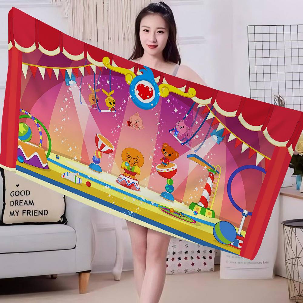 P-Plim P-Plim Beach Towel Colorful Bath Towels for Girl Microfiber Quick Dry Custom Sand Free Beach Yoga Spa Gym Pool