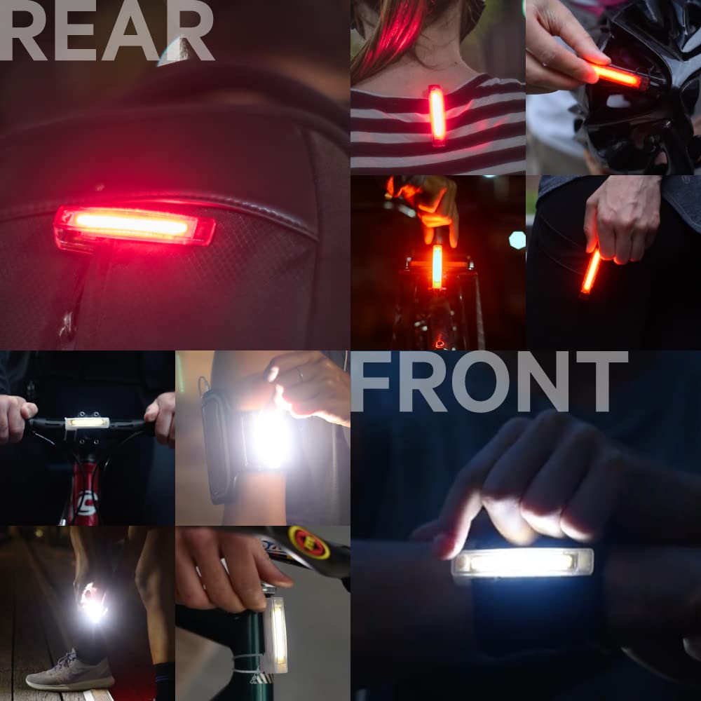 Japanese KNOG Plus Rear Bicycle 20 Powerful USB Black [Official Product] Light, Lumens, Magnet, Waterproof, Rechargeable, Lightweight,