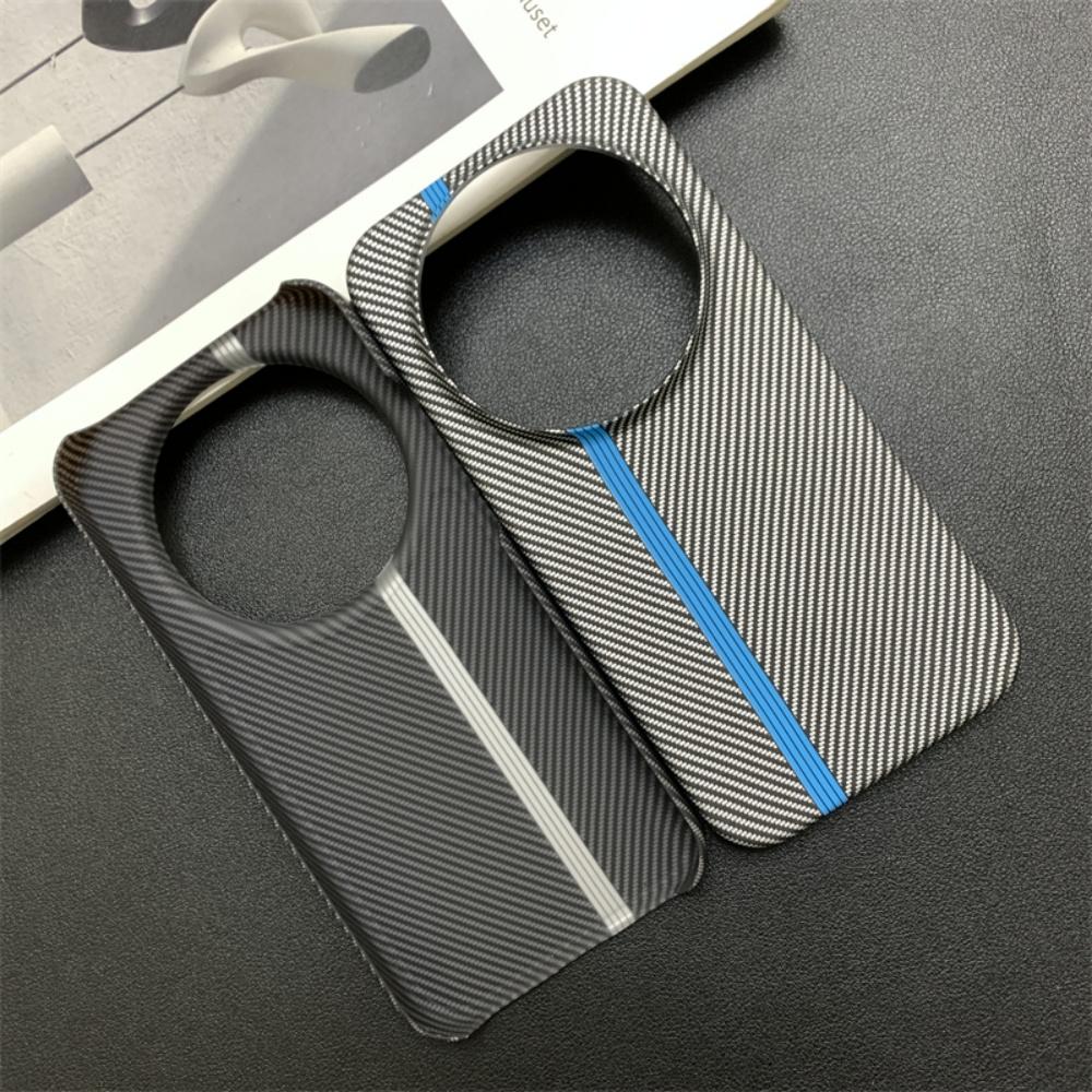 Slim Carbon Fiber Pattern Frameless Track Texture Phone Case For XiaoMi Mi 17 15 14 RedMi K90 K80 Pro Max Ultra Shockproof Cover