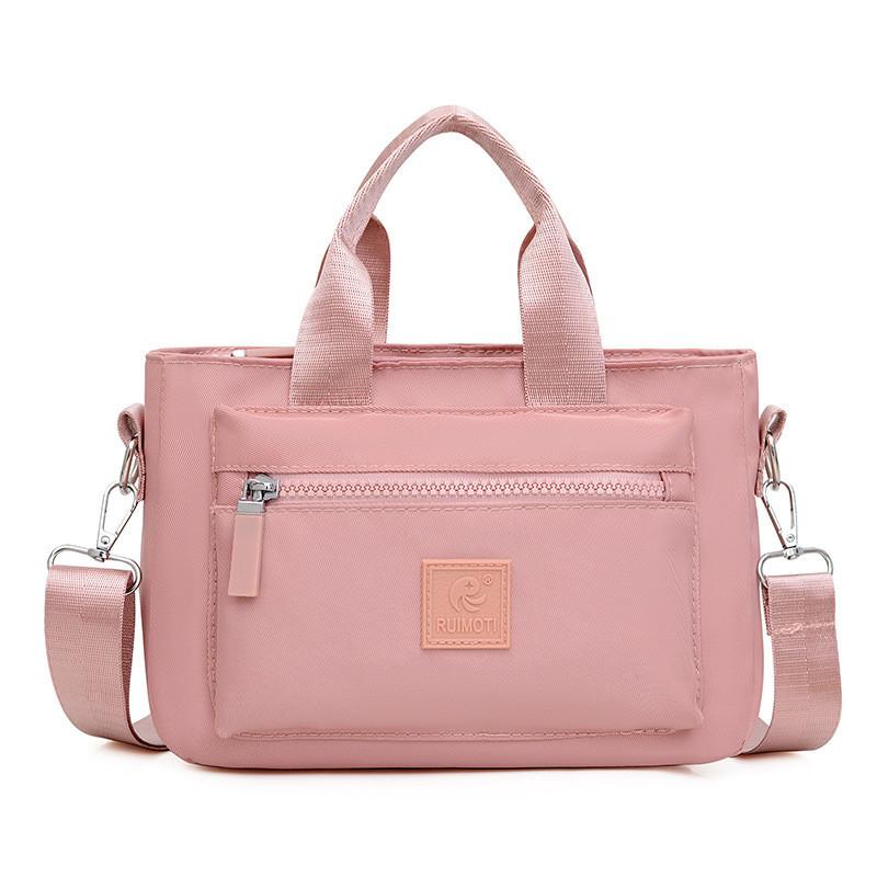 Piccola Borsa a Tracolla in Nylon con Scomparti Multipli per Uso Quotidiano Casual