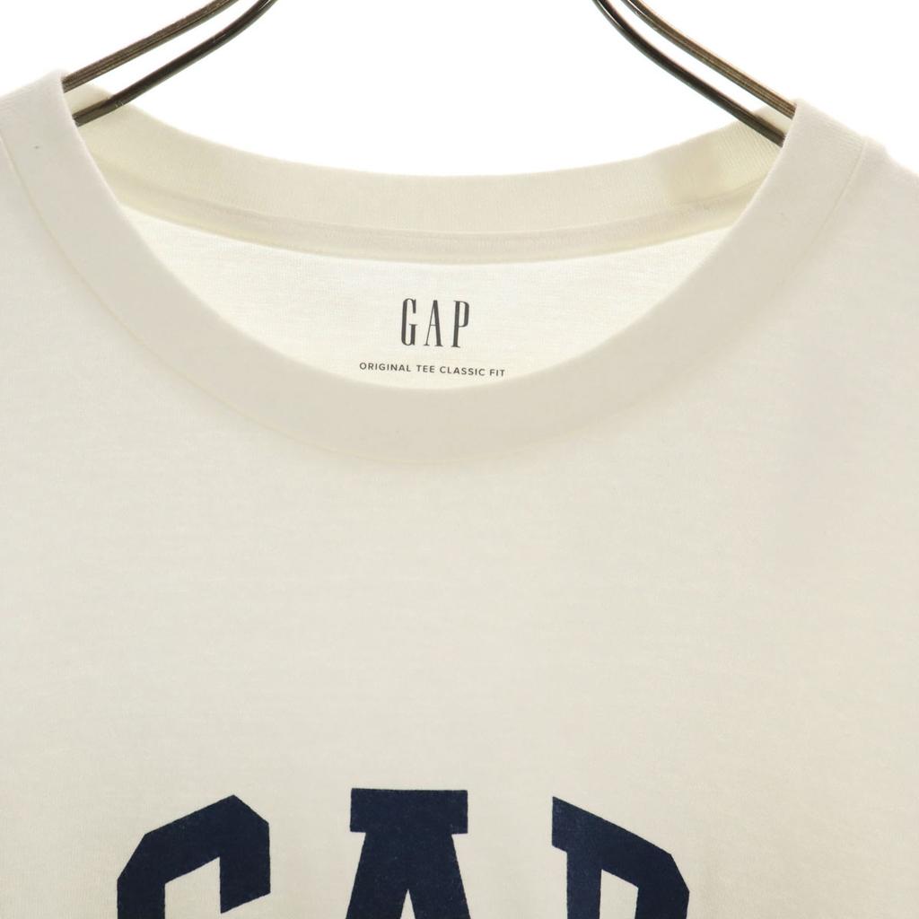 Gap Flower Embroidery Short Sleeve Original Tee Classic Fit T-shirt Men's Used