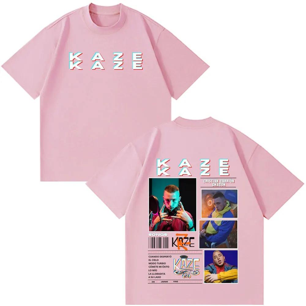 2026 Rapper Kaze R New Fashion Album Print T-shirt Men Women Casual T-shirt Short-sleeved Cotton Hip-hop Punk Oversized T-shirts Tops