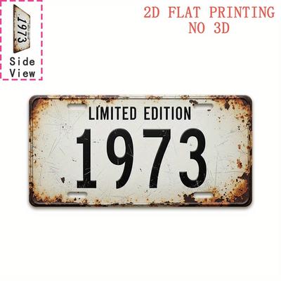 Pc Retro Aluminiumschild D Flachdruck Wanddekor Wiederverwendbar Vintage Stil Ideal für Man Cave Bar Garage Café Liv