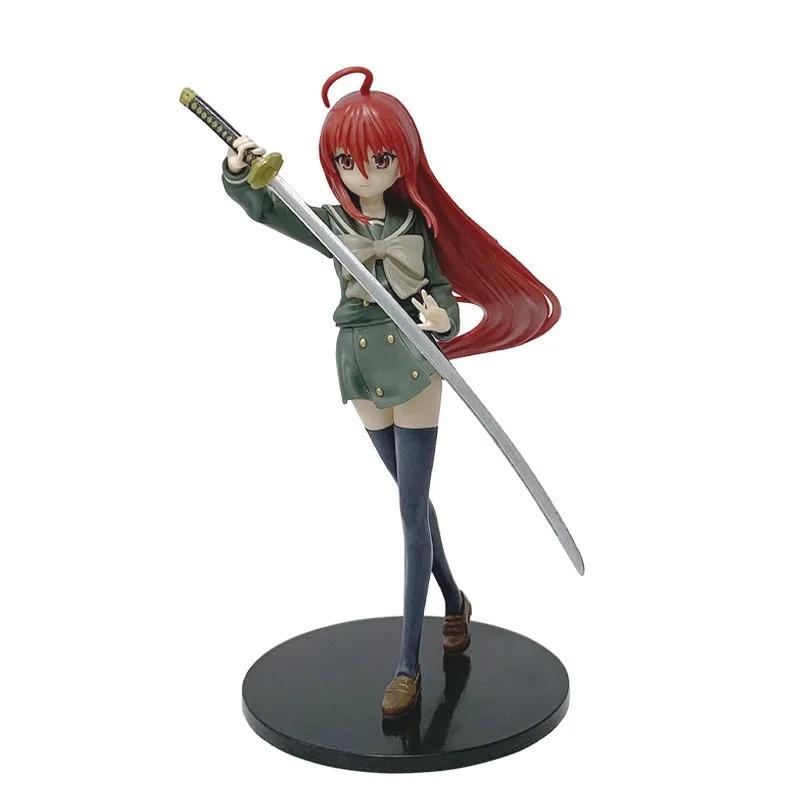 

19 см Аниме Shakugan No Shana Шана Накажи Преступление ПВХ Фигурки Действия Модель Коллекция Украшение Аниме Мультфильм Модель Игрушка Подарки