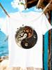 Jydx1172creative Printing Plus Size Unisexs Tshirt Summer Casual Street Fashion Unisexs Joker Short Sleeve Tshirt