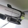 Brillenetui fürs Auto, Universal-Brillenhalter für die Sonnenblende im Auto, Sonnenbrillenclip, Kartenhalter, Tickethalter, Auto-Innenausstattung
