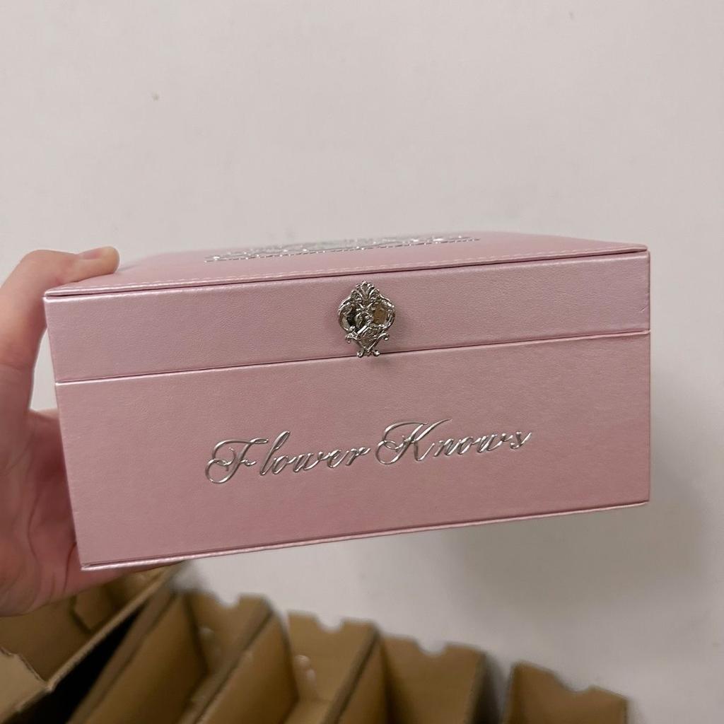 Flower Knows Cosmetics Storage Box Limited Edition Strawberry Rococo Violet Jewelry Empty Box