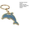 Sparkling Dolphin Keychain Pendant Lightweight Metal Keychains Creative Cartoon Animal Keyring Sea Themed Keychain for Men Women