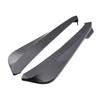 Universal 2Pcs Car Rear Bumper Splitter Diffuser Spoiler Lip Carbon Fiber Look