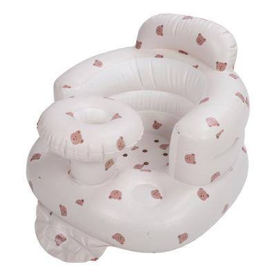 Baby Inflatable Seat Infant Back Support Sofa Sitting Up Toddler Chair Shower Floor Seater M Bear