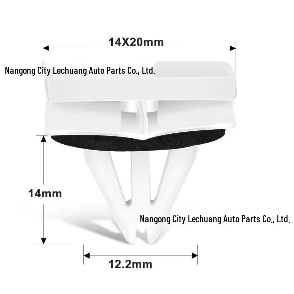 Ford W716352-S300 Dekorative Nylon-Innenverkleidungs-Klip-Befestigung Dichtung 11518357