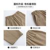 Khaki High-waisted Straight-leg Pants Women's Pants Spring and Autumn New Thin Nine-point Casual Pants Small Wide-leg Pants