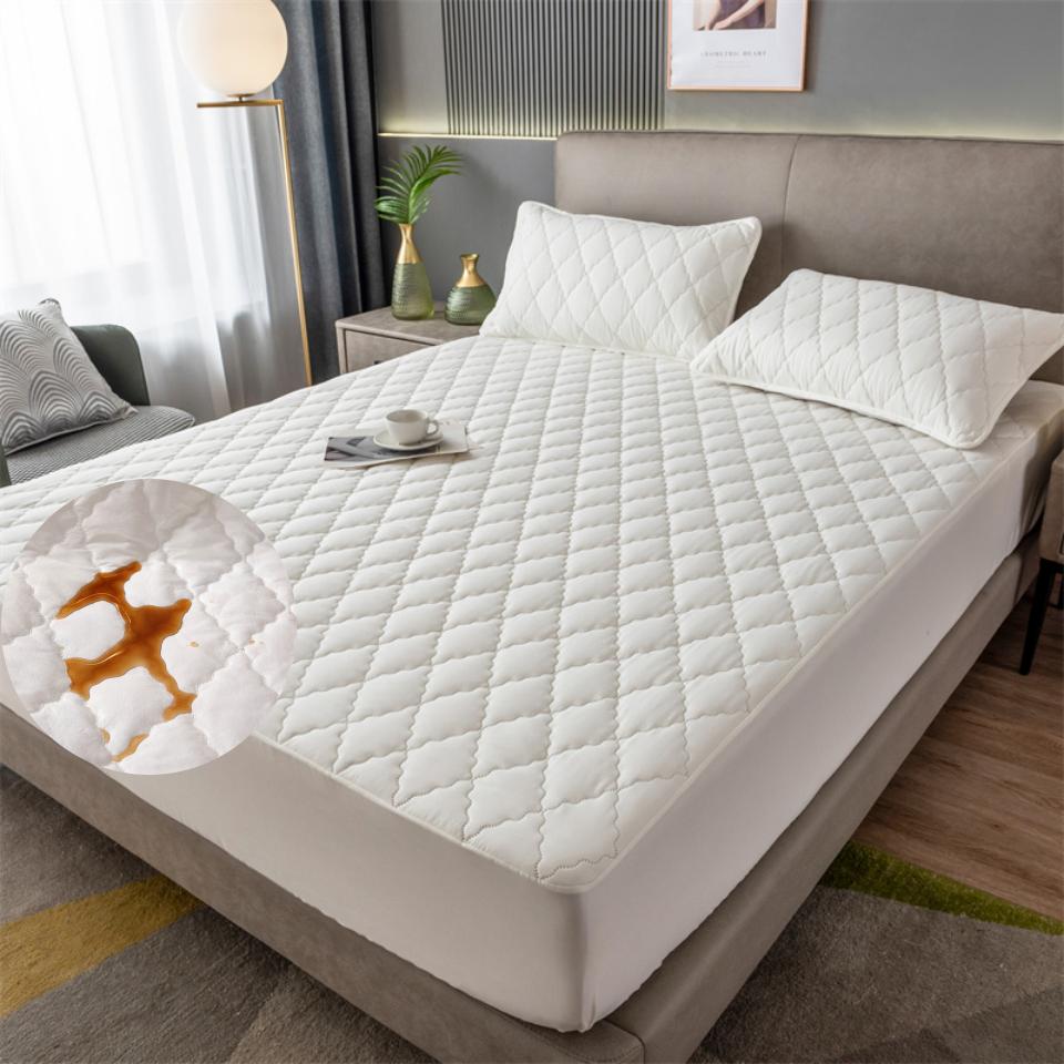 2025 Winter Waterproof Fitted Sheet with Cotton Padding for Babies, Toddlers, and Elderly - Anti-Spill, Anti-Mite, Anti-Dust Bed Protector Cover