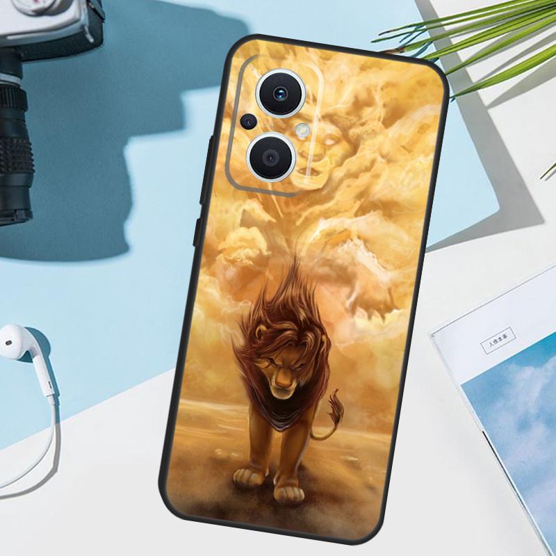 Lion Animal Cover For OPPO Reno 13 F 10 11 12 14 Pro 11F 12F 14F 7 8 Lite OPPO Find X9 X8 X5 X6 Pro Case
