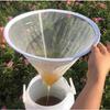 Honey Filtering Net, Pack of 3, Nylon Mesh, 35cm Diameter, Precision Mesh, Uniform, Reusable, for Honey Extraction, Beekeeping, Cooking, and Filtering