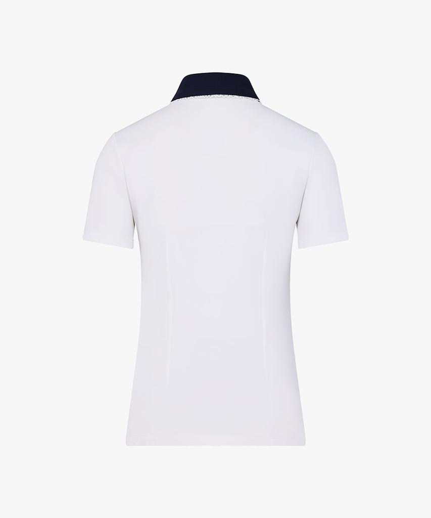 FAIRLIAR GOLF Lace Point Collar T-Shirt (White)