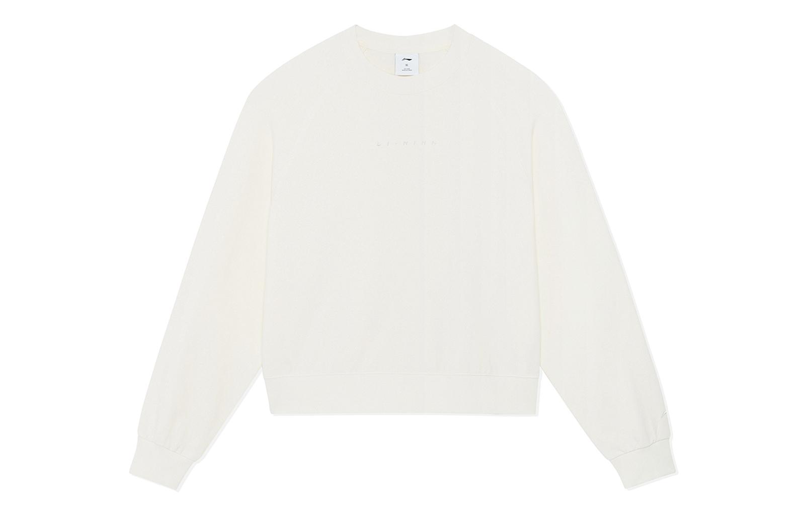 Li Ning Training Series Sweatshirt Women s Vanilla White AWDSF84-1 L