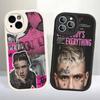 Hip Hop Rapper L-Lil P-Peep Leather Phone Case For IPhone 16 16e 15 14 13 12 11 Pro Max Plus Mini Cover