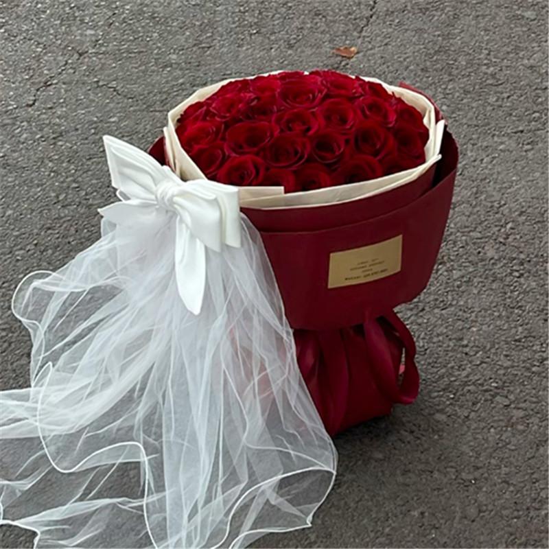 Ewiger Rosen Seifenblumenstrauß - Perfektes Geschenk für Lehrer, Freundinnen, beste Freunde, Verlobungen, Heiratsanträge und Geburtstage.