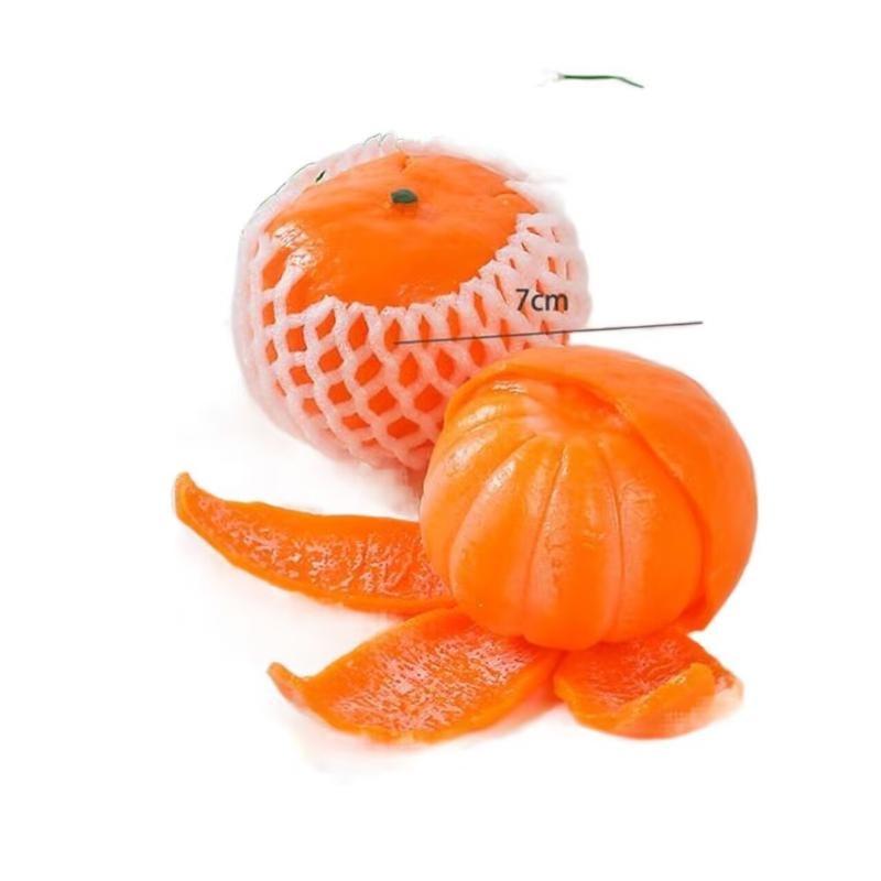Simulated Peeled Orange Stress Relief Toy, Slow Rebound Creative Toy, Stress Reducing Magic Toy
