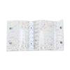 A7 Budget Binder Cover Clear Glitter PVC Binder Refillable Notebook for Photos Pictures Albums Organizer Planner Folder