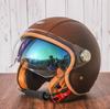 Newest Retro Motorbike Helmets DOT 3/4 Open Face Motorcycle Vintage Chopper Bike Cascos Scooter Capacete De Moto