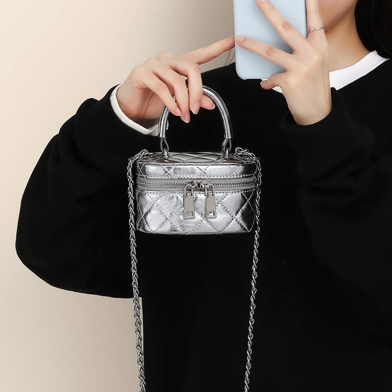 Bag autumn and winter female crossbody new popular bag box bag niche design chain mini bag