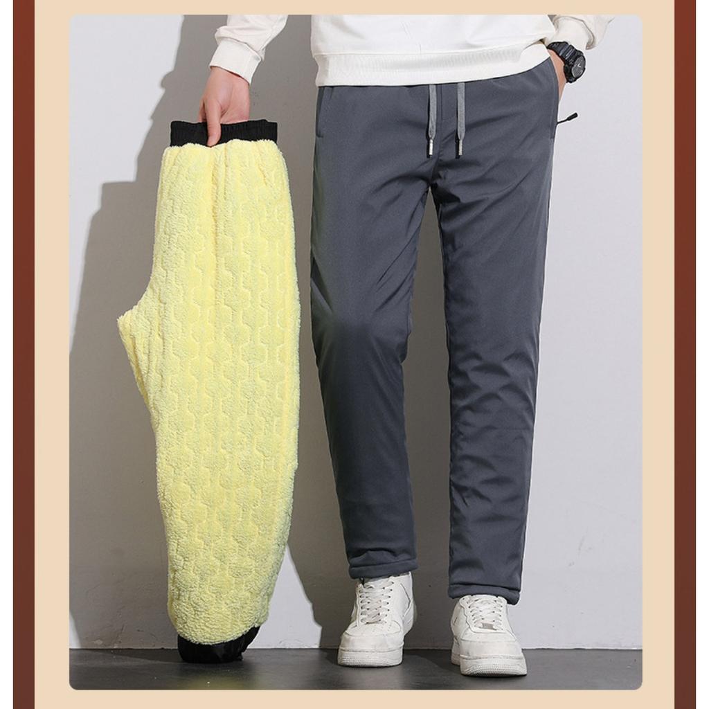 Skiing with Plush and Thick Insulation Equipment, Men's and Women's Windproof and Waterproof Assault Pants, Mountain Climbing Cotton Pants