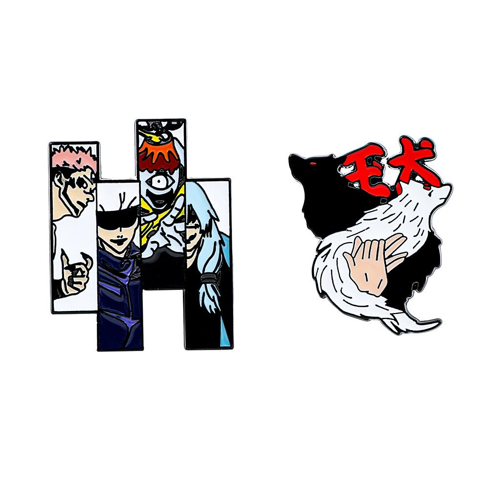 Anime Cartoon PCS Enamel Pins Custom Brooches Lapel Badges Animal Funny Jewelry Gifts for Kids Friends