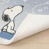 Senko Snoopy Toilettensternenhimmel Snoopy Toilette Ca. 80 x 60 Blau Charakter und Tier 31417 Zubehör, Matte, Lang, cm, Grau, Design,