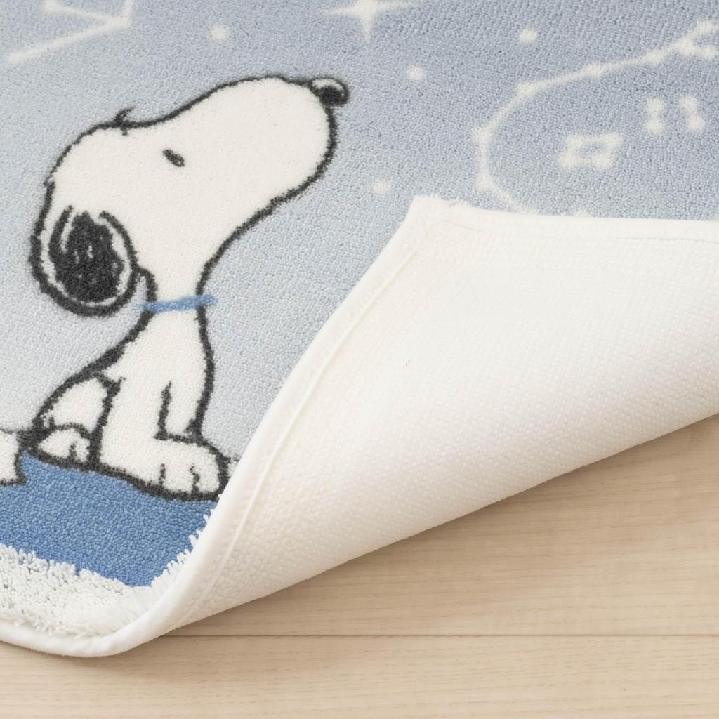 Senko Snoopy Toilettensternenhimmel Snoopy Toilette Ca. 80 x 60 Blau Charakter und Tier 31417 Zubehör, Matte, Lang, cm, Grau, Design,