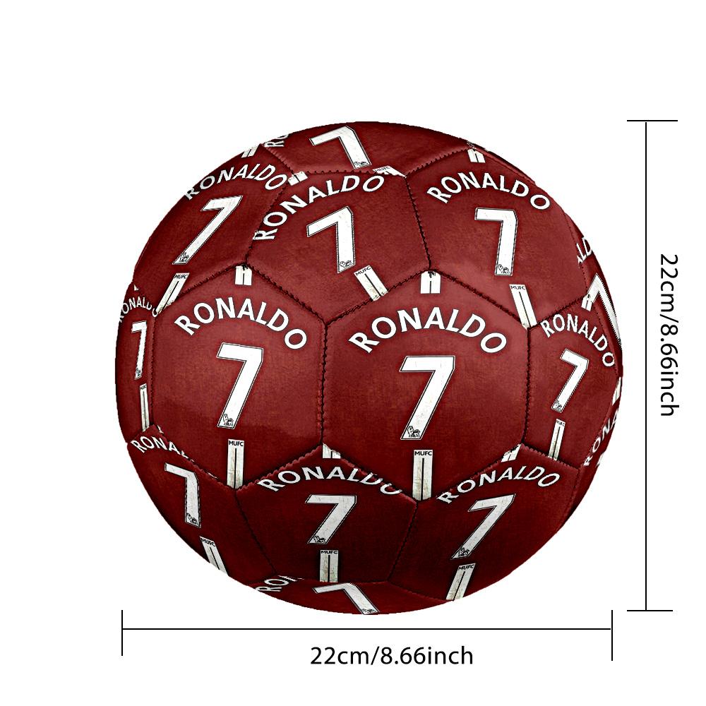 1 pz Pallone da Calcio Cristiano Ronaldo Taglia 5, Adatto per Partite di Allenamento/Allenamento per Tornei, Leggero e Resistente. cl7026