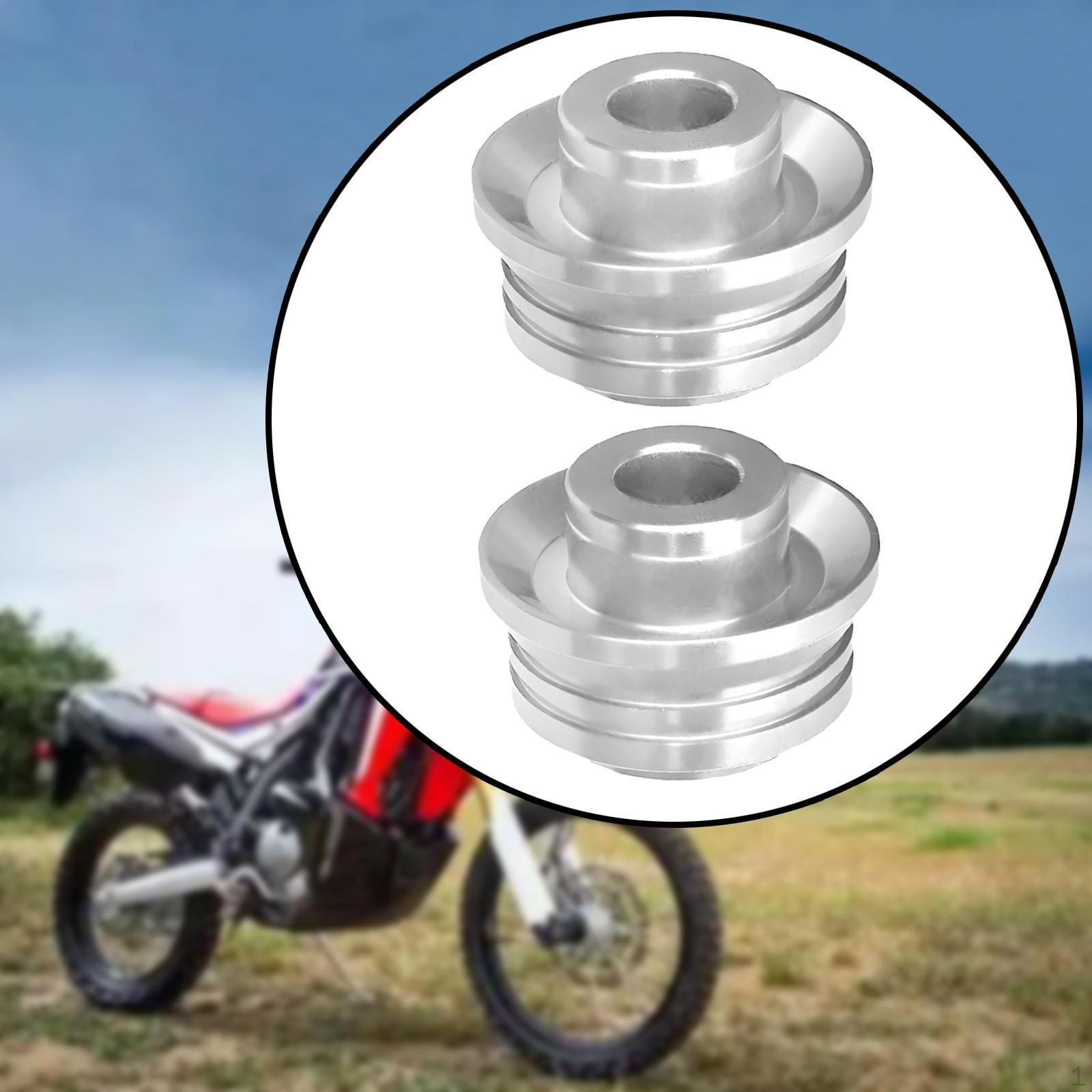 

2 шт. Аксессуары для оси переднего колеса из алюминиевого сплава для Crf 250 M Crf250R Crf250RX серебряный