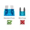 100pcs Car Fuse Assortment Kit Profile Middle Size Blade Type Fuse Auto Car Truck 2-35A Fuse with Box Clip Fuses4