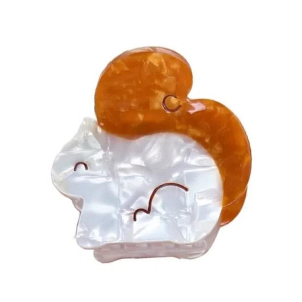 

Cartoon Acetate Kitty Hair Claw Cat Squirrel Hairpin Capybara Hair Clip Hair Accessories Squirrel