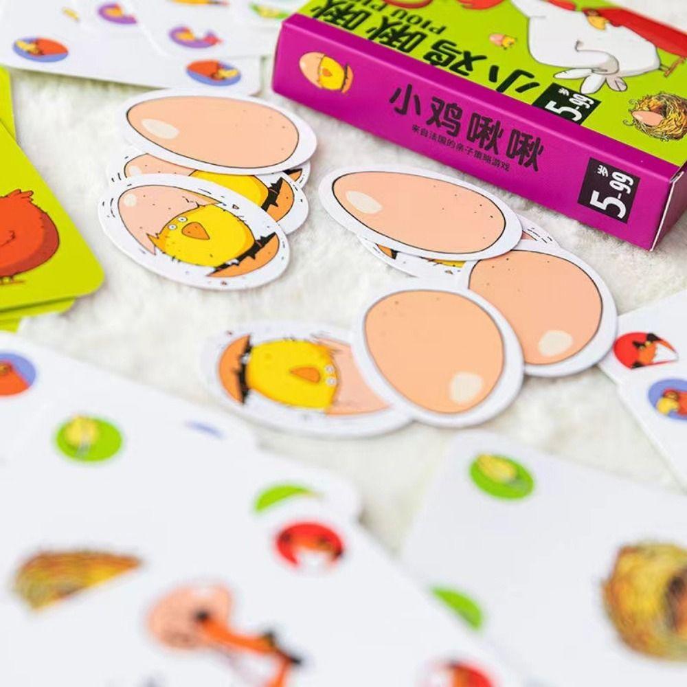 Multicolor Bordspel Kip Piou Piou Party Spel Grappig Kaartspel Plezier voor het Hele Gezin