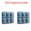 Silicone Easter Casting Moulds Soft Elasticity Silicone Easter Plaster Mould 6 Cavities for Handmade Wax Soap Craft Home Decor