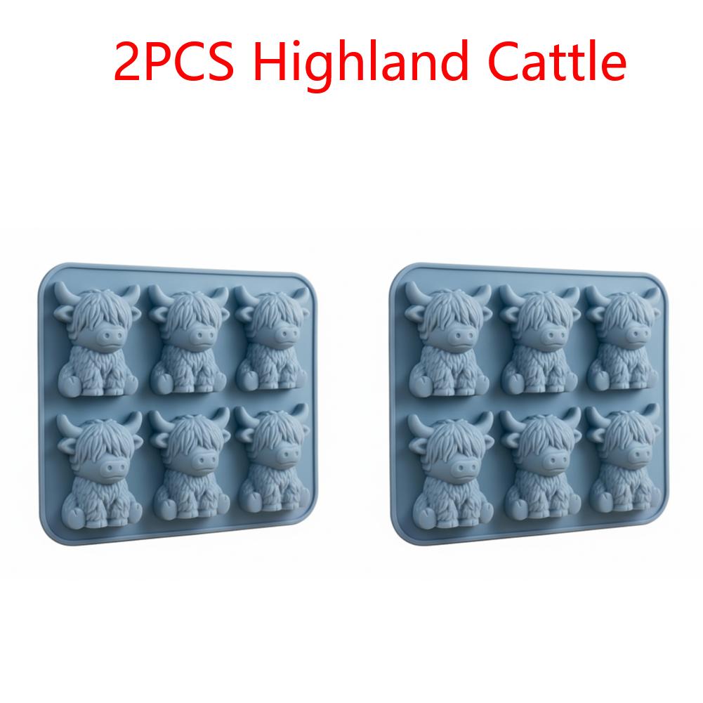 Silicone Easter Casting Moulds Soft Elasticity Silicone Easter Plaster Mould 6 Cavities for Handmade Wax Soap Craft Home Decor