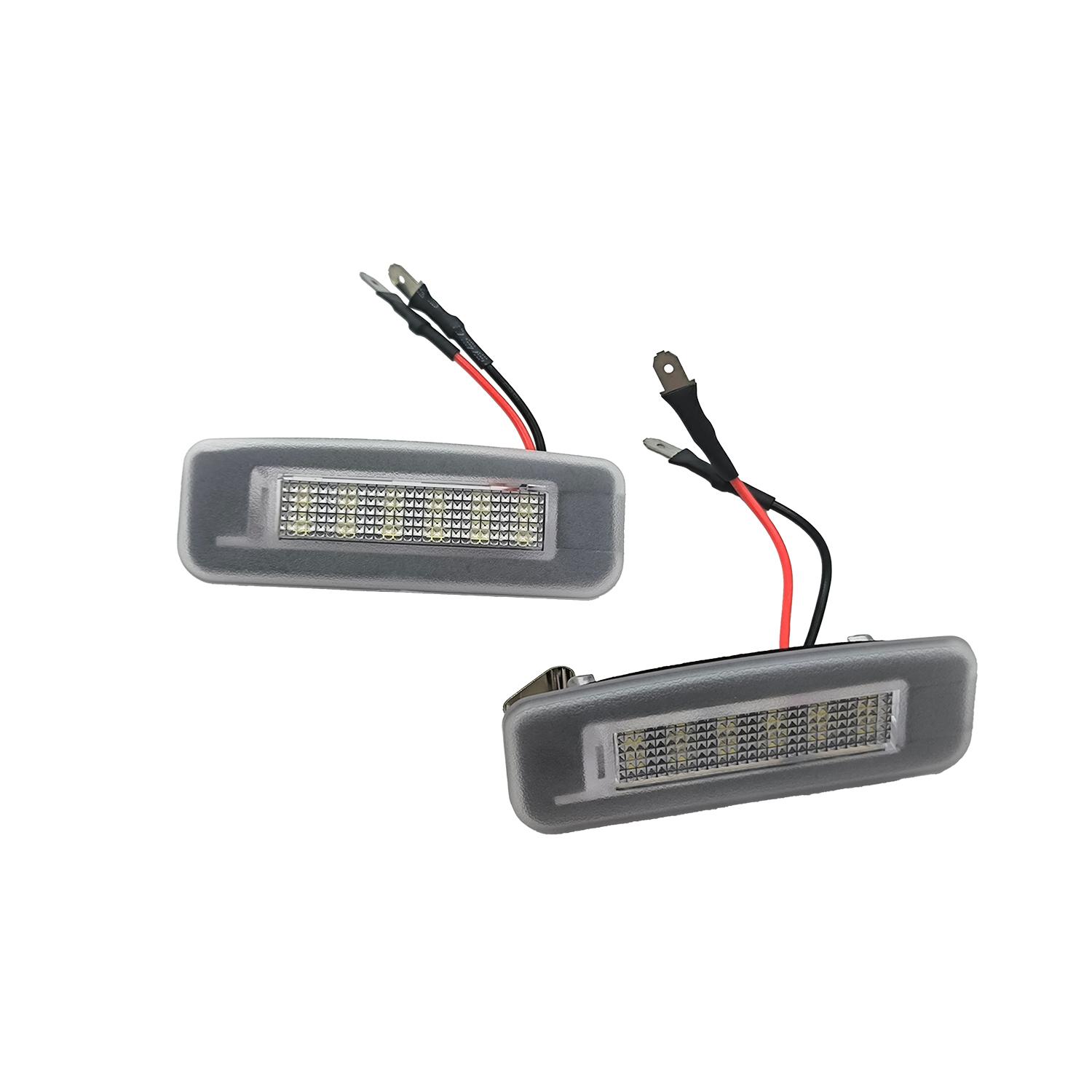 

2 шт. для Ford Focus MK1 1998-2005 Белый светодиодный фонарь подсветки номерного знака Лампа номерного знака чёрный