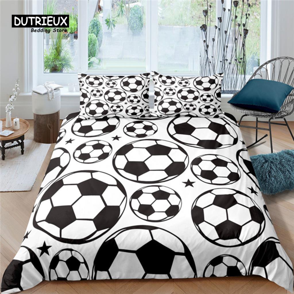 

Главная Жизнь Роскошный 3D Футбол Постельное белье Удобный пододеяльник Детский комплект постельного белья Queen и King Размеры ЕС/США/Австралия/Великобритания EU single(135x200cm)