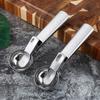 2PCS Stainless Steel Ice Cream Spoon Multi-purpose Ball Digger Scoop Suitable for Gelato Sorbet Frozen Yogurt Kitchen Gadget ZYF