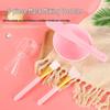 Silicone DIY Beauty Mask Kit: Bowl, Brush, Stick & Measuring Spoon