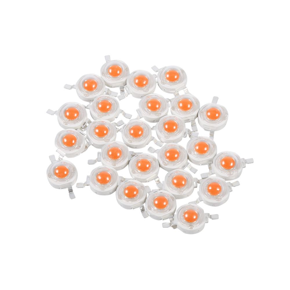 25pcs Full Spectrum Led Plant Grow Light Chips 380nm-840nm Led Chip Grow Light All Stages Growing