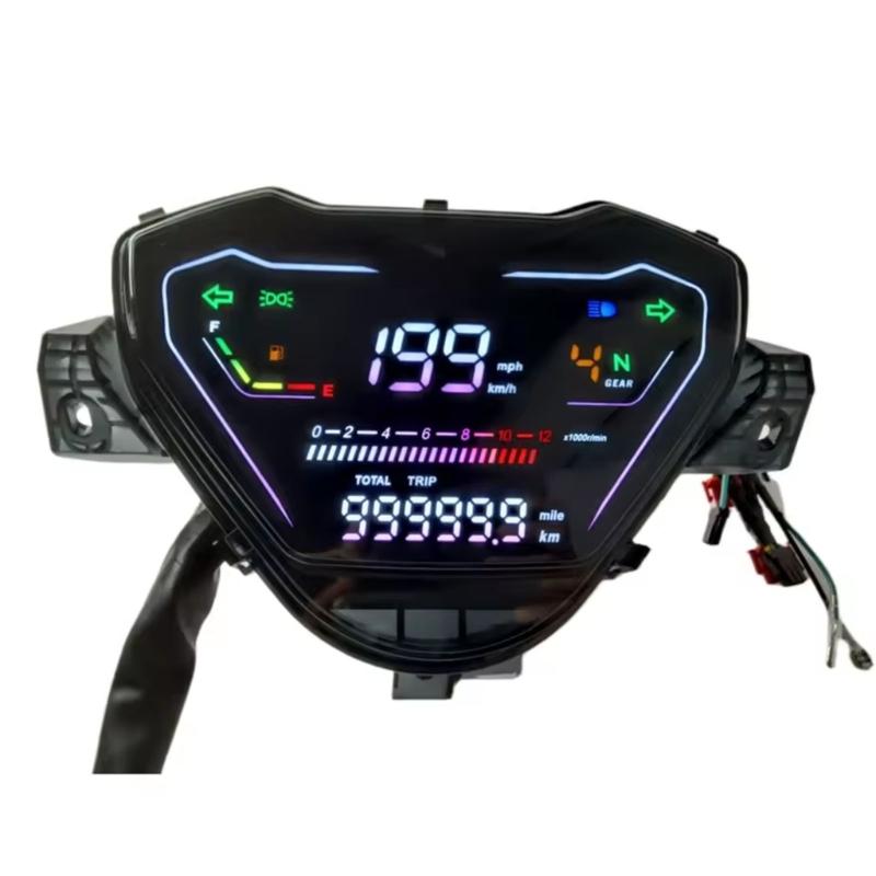 High Precise Long Range Waterproof Motorcycle Speedometer Digital Odometer With LCD Display For Universal Motorcycles 1