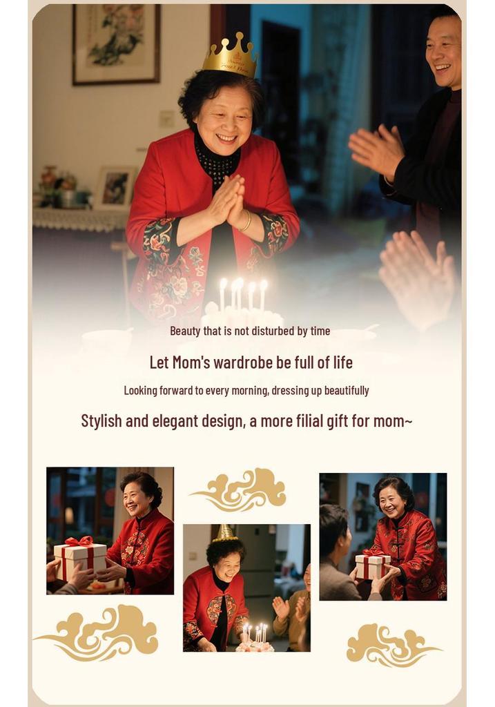 Stylish Fleece-Lined Winter Jacket & Mink Coat for Elderly Women