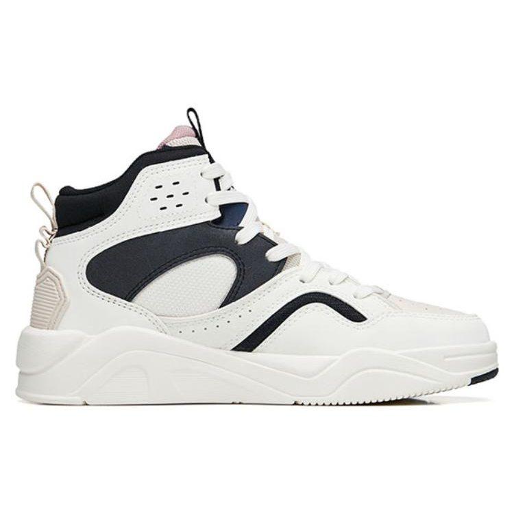 Anta Lieyan3.0 Textile, Synthetic Leather High Top Slip Resistant Abrasion Resistant Skateboard Shoes Women's 122248088-2