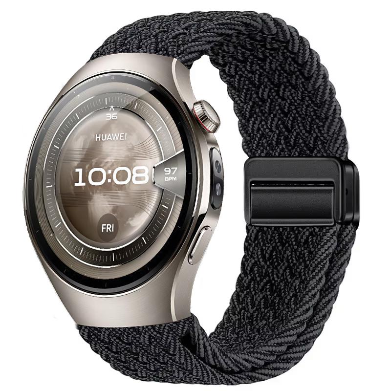 20mm 22mm Nylon Strap for Huawei Watch 5 GT5-4-3 46mm Magnetic Bracelet Wristband Samsung Galaxy Watch 7 6 5 4 40mm 44mm Correa