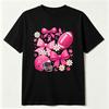 Breast Cancer Football Pink Out Tshirt Tackle Breast Cancer Tee Preppy Game Day Bow Tops Pink Ribbon Shirt Breast Cancer Shirt
