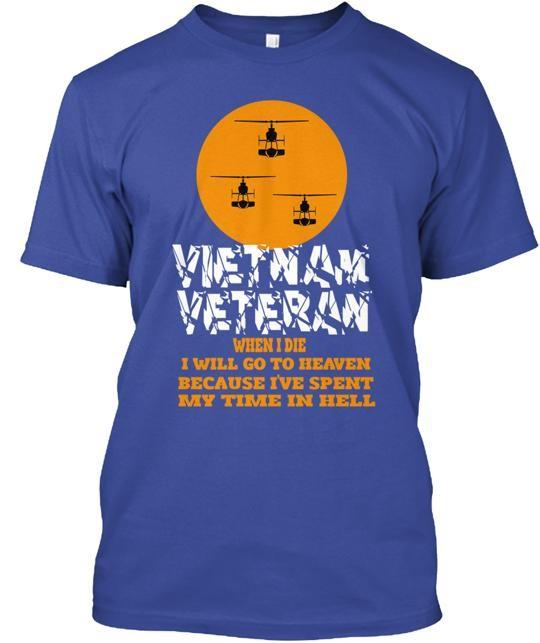 Vietnam Veteran T-Shirt Made in the USA Size S to 5XL Unisex T-Shirt XL