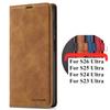 Flip Leather Case For Samsung Galaxy S26 S25 S24 Ultra S23 FE Plus A17 A57 A16 A36 A56 A15 A25 A35 A55 A14 A34 A54 Wallet Cover